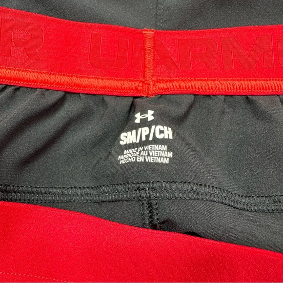 under armour texas tech red raiders athletic shorts sz small TTU actiwear - Picture 6 of 7